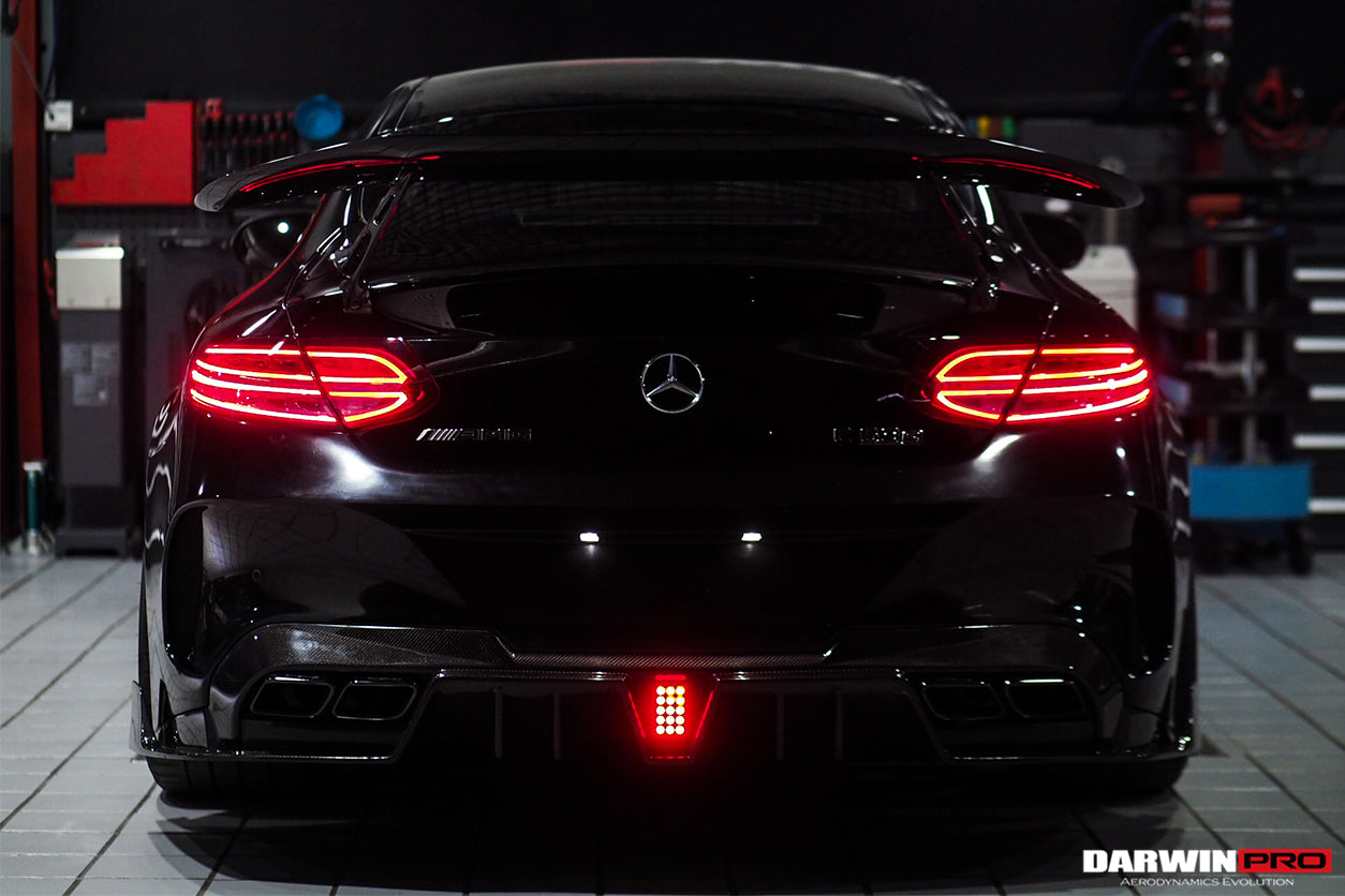 2015-2021 Mercedes Benz C-Class W205 Coupe IMP Performance Carbon Fiber Trunk Spoiler - DarwinPRO Aerodynamics