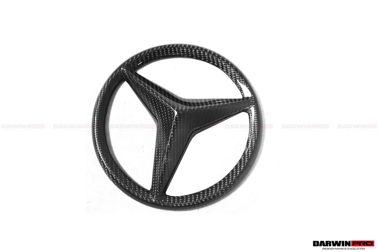 2015-2018 Mercedes Benz W205 C63 & C63S AMG Coupe IMP Carbon Fiber Grille LOGO Cover