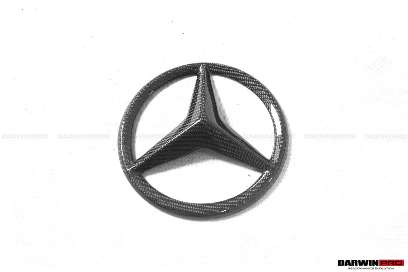 2015-2018 Mercedes Benz W205 C63 & C63S AMG Coupe IMP Carbon Fiber Grille LOGO Cover