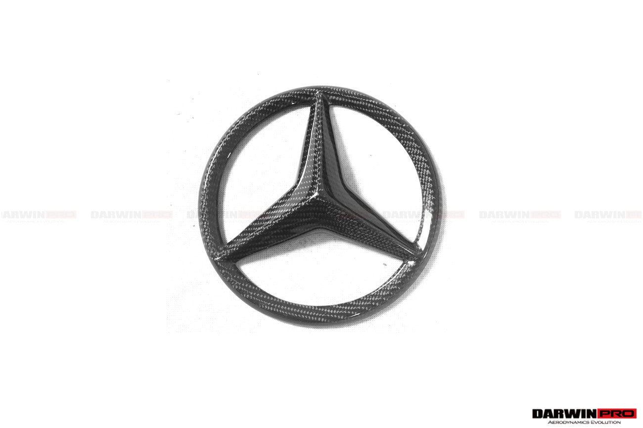 2015-2018 Mercedes Benz W205 C63 & C63S AMG Coupe IMP Carbon Fiber Grille LOGO Cover
