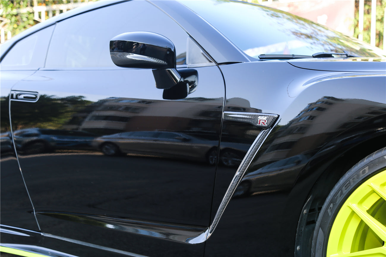 2008-2022 Nissan GTR R35 CBA DBA EBA Carbon Fiber Fender Vents - DarwinPRO Aerodynamics