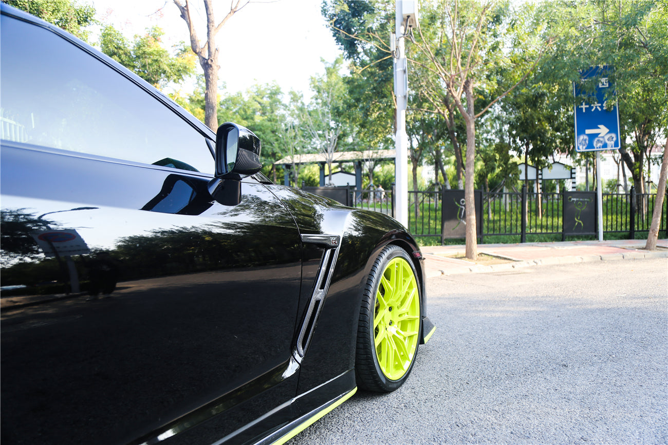 2008-2022 Nissan GTR R35 CBA DBA EBA Carbon Fiber Fender Vents - DarwinPRO Aerodynamics