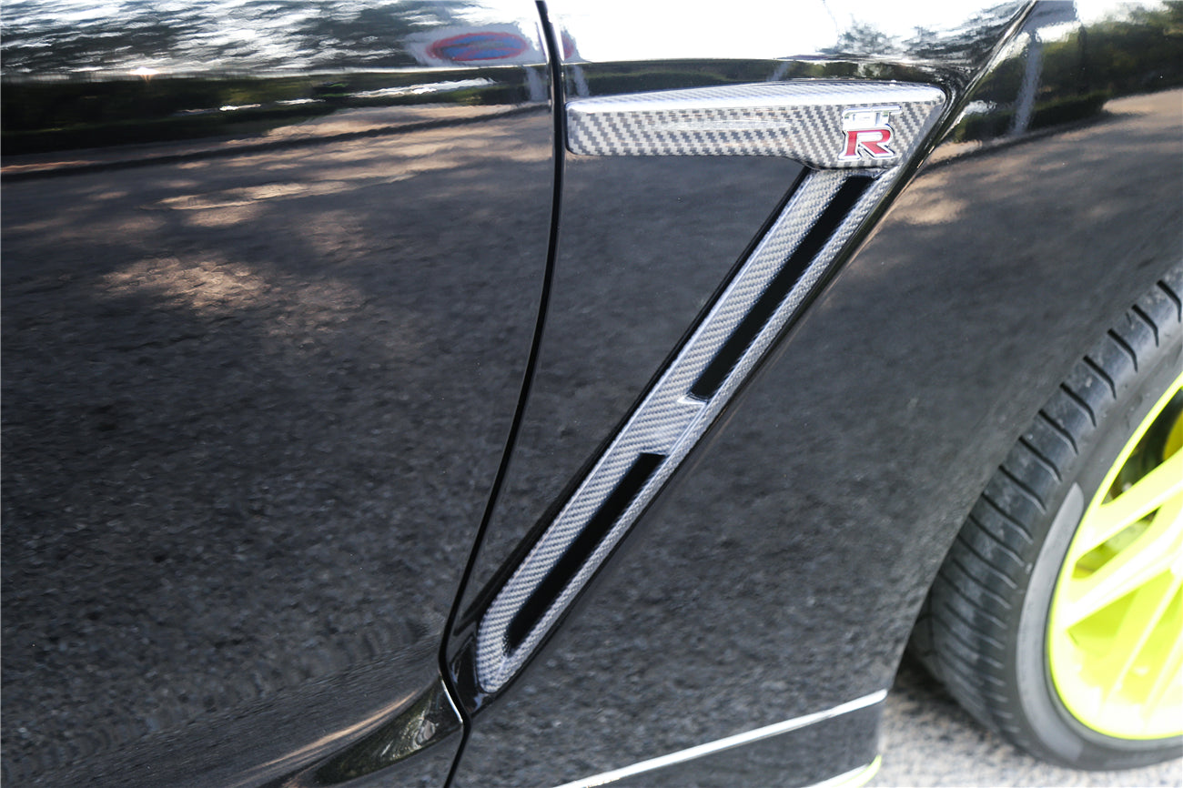2008-2022 Nissan GTR R35 CBA DBA EBA Carbon Fiber Fender Vents - DarwinPRO Aerodynamics