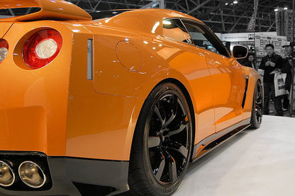 2008-2023 Nissan GTR R35 CBA DBA ZEL Style Carbon Fiber Side Skirts - DarwinPRO Aerodynamics