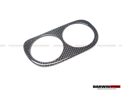 2010-2015 Ferrari 458 Coupe Spider Speciale Dry Carbon Fiber Light Switch Cover - DarwinPRO Aerodynamics