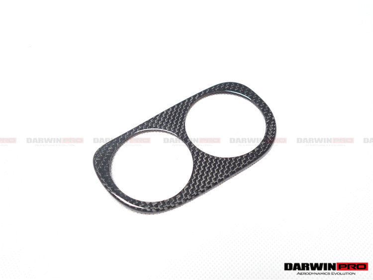 2010-2015 Ferrari 458 Coupe Spider Speciale Dry Carbon Fiber Light Switch Cover - DarwinPRO Aerodynamics