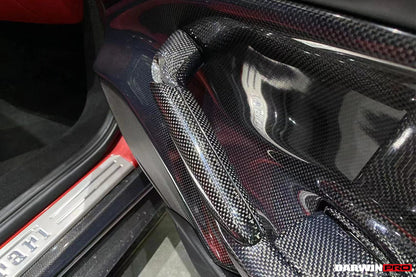 2015-2020 Ferrari 488 GTB & Spider Carbon Fiber Door Handle Interior