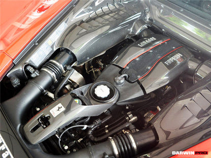 2015-2020 Ferrari 488 GTB & Spider Dry Carbon Fiber Engine Cover Replacement - DarwinPRO Aerodynamics