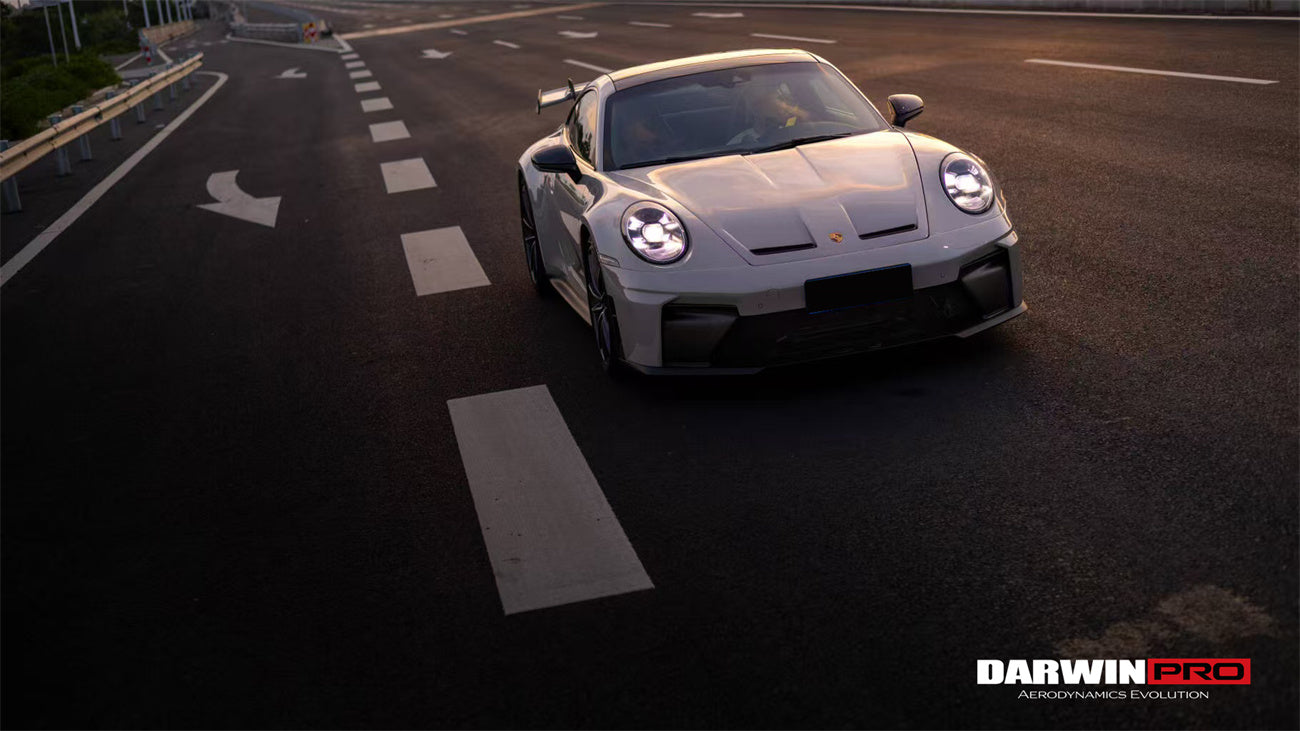 DarwinPRO 2019-2024 Porsche 911 992.1 Carrera & S & 4 & 4S & Targa & Cabriolet Convert 992.2 Facelift GT3 Style Front Bumper