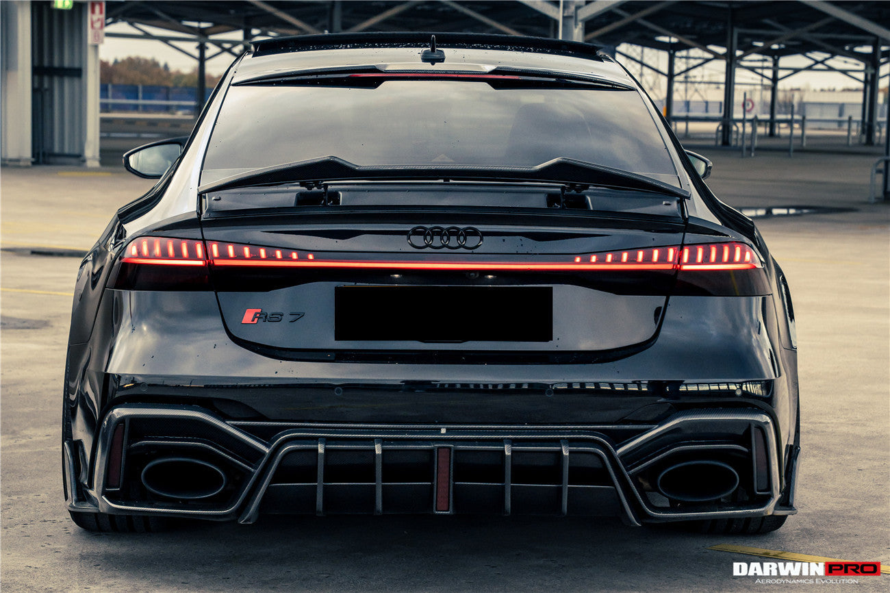DarwinPRO 2019-UP Audi RS6 Avant C8 RS7 C8 Quattro IMP Design Rear Diffuser