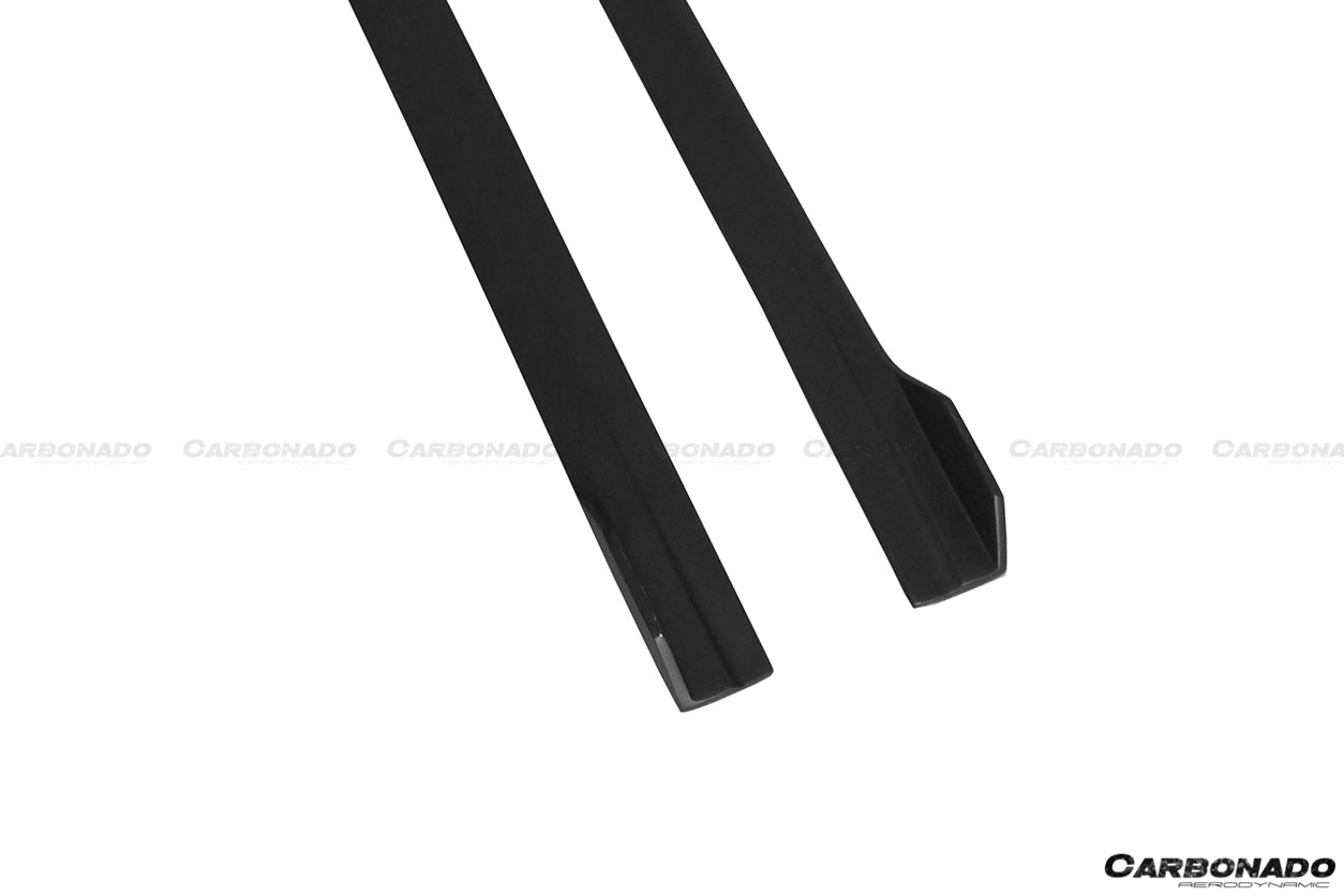 2017-2020 Audi RS3 8V.2 Sedan Only BKSS Style Carbon Fiber Side Skirts Under Board
