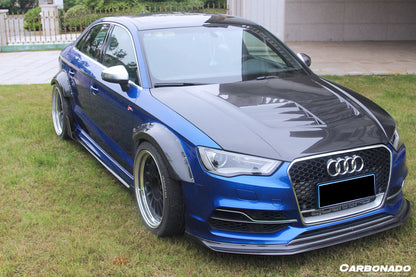 2013-2016 Audi S3 A3 Sline 8V.1 Sedan and Sportback BKSS Style Front Lip