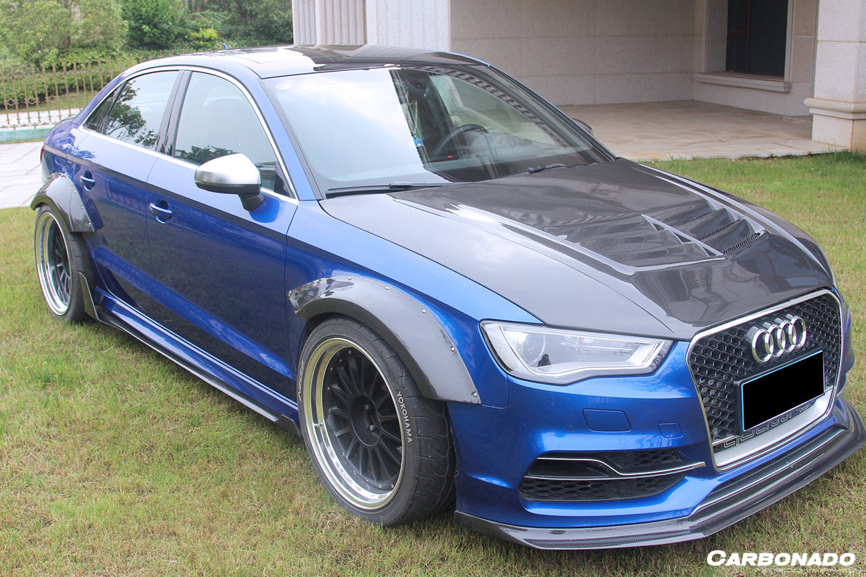 2013-2016 Audi S3 A3 Sline 8V.1 Sedan and Sportback BKSS Style Front Lip
