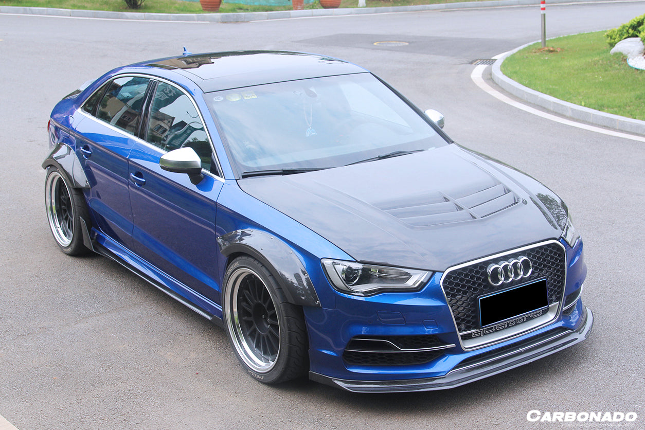 2013-2016 Audi S3 A3 Sline 8V.1 Sedan and Sportback BKSS Style Front Lip
