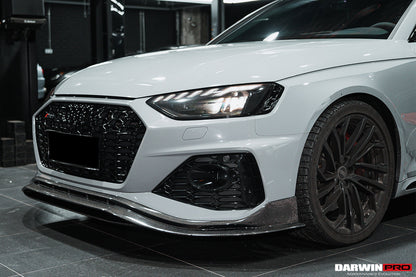 DarwinPRO 2020-2024 Audi RS4 B9.5 BKSS Style Carbon Fiber Front Lip
