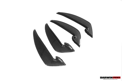DarwinPRO 2017-2019 Audi RS4 B9 BKSS Style Front Canards - DarwinPRO Aerodynamics