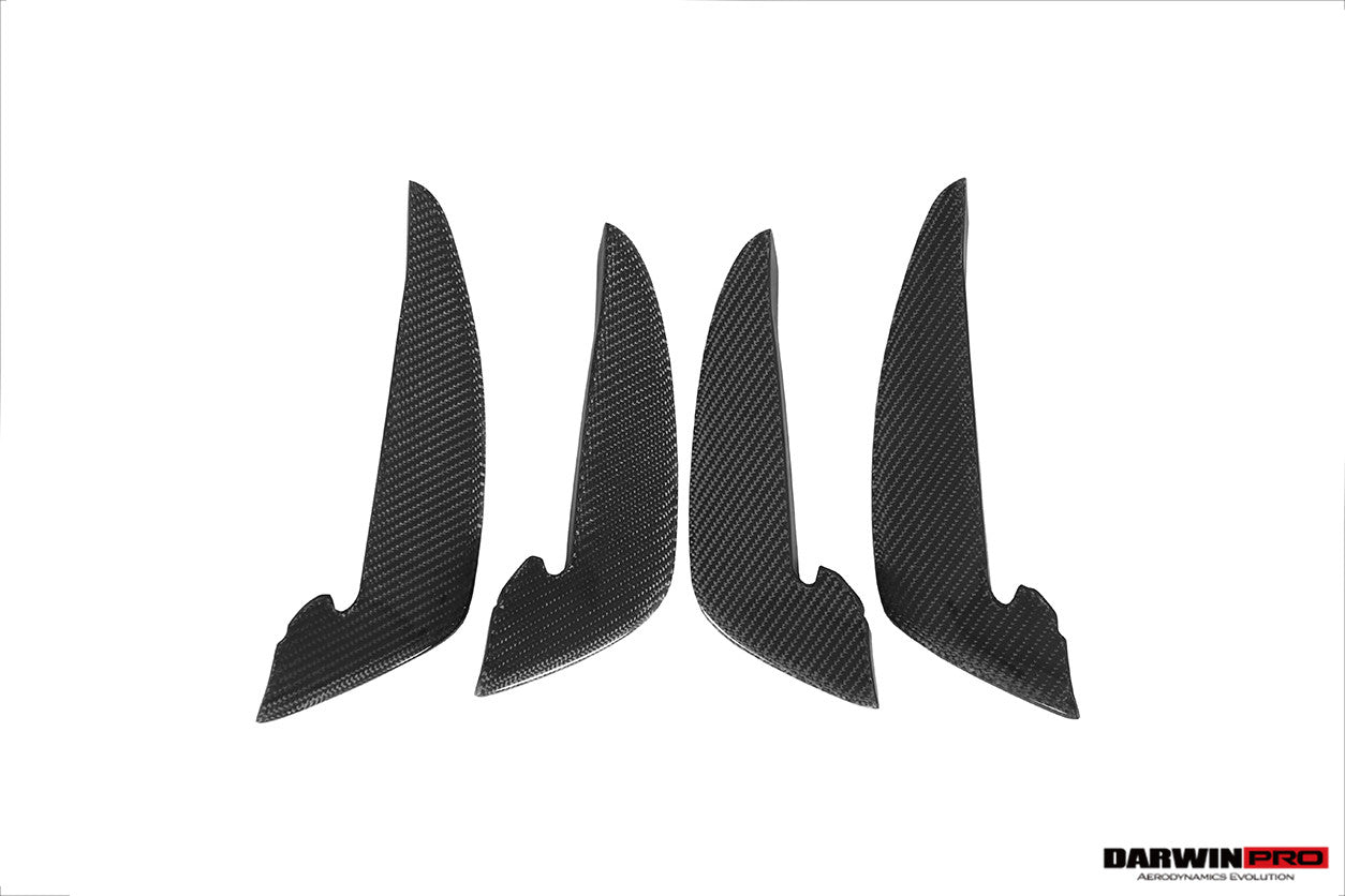 DarwinPRO 2017-2019 Audi RS4 B9 BKSS Style Front Canards - DarwinPRO Aerodynamics