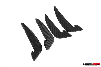 DarwinPRO 2017-2019 Audi RS4 B9 BKSS Style Front Canards - DarwinPRO Aerodynamics