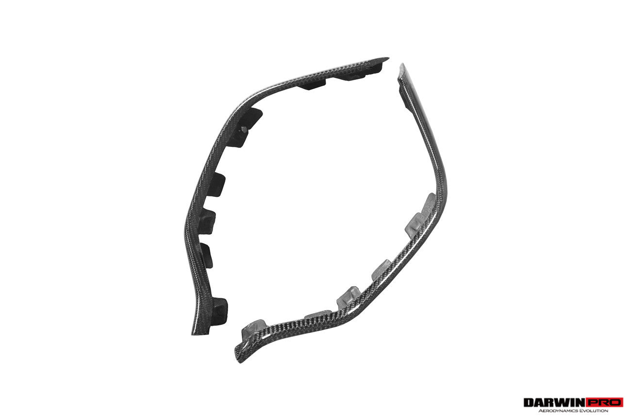 2017-2024 Audi RS4 B9 Carbon Fiber Rear Diffuser Trim Lip
