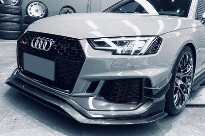 DarwinPRO 2017-2019 Audi RS4 B9 Front Bumper Trim Lip - DarwinPRO Aerodynamics
