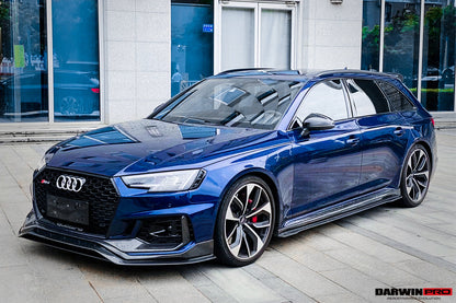 DarwinPRO 2017-2019 Audi RS4 B9 Front Bumper Trim Lip - DarwinPRO Aerodynamics