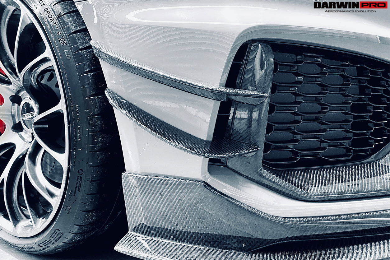 DarwinPRO 2017-2019 Audi RS4 B9 BKSS Style Front Canards - DarwinPRO Aerodynamics