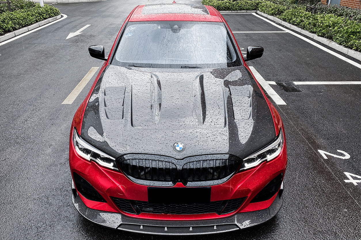 2019-2024 BMW 3 Series G20   G28 BKSS Style Carbon Fiber Hood