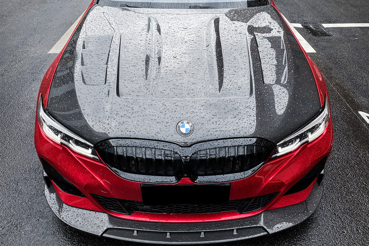 2019-2022 BMW 3 Series G20  G28 BKSS Style Carbon Fiber Front Lip - DarwinPRO Aerodynamics