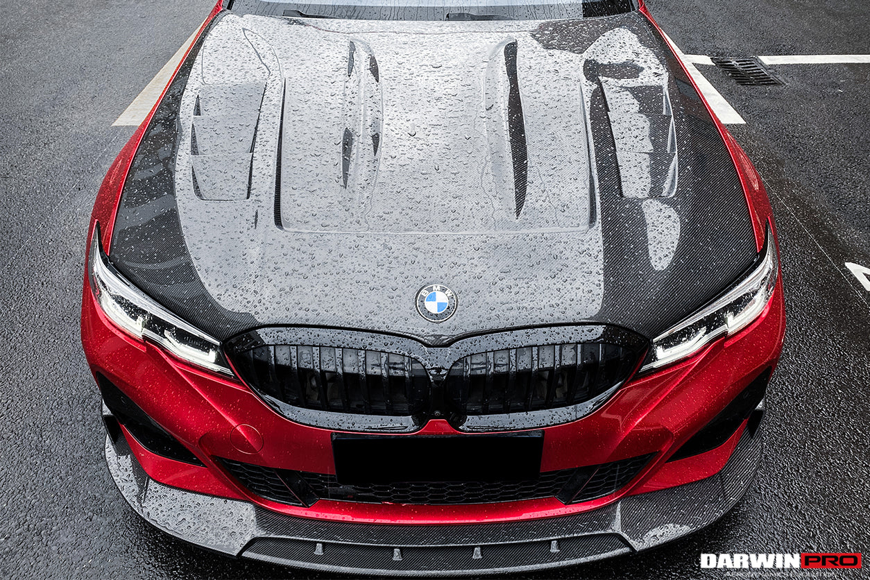 2019-2022 BMW 3 Series G20  G28 BKSS Style Carbon Fiber Front Lip - DarwinPRO Aerodynamics