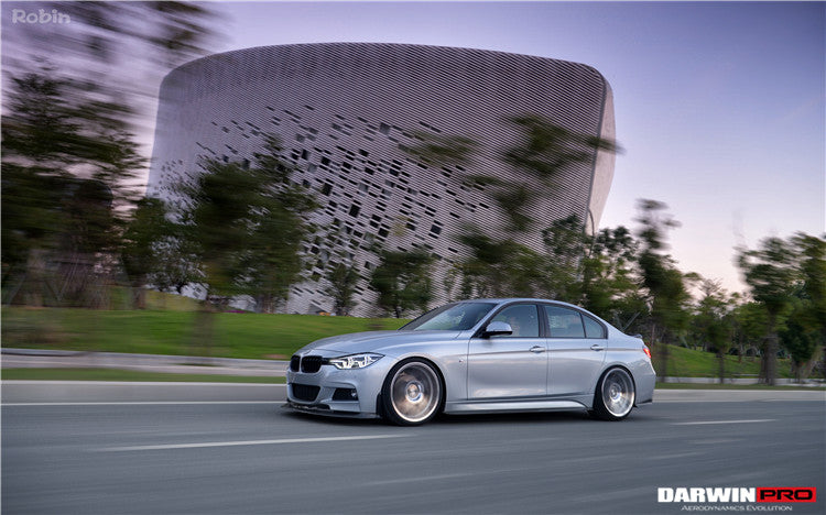 2013-2019 BMW 3 Series F35 M-Tech GV Style Carbon Fiber Side Skirts - DarwinPRO Aerodynamics