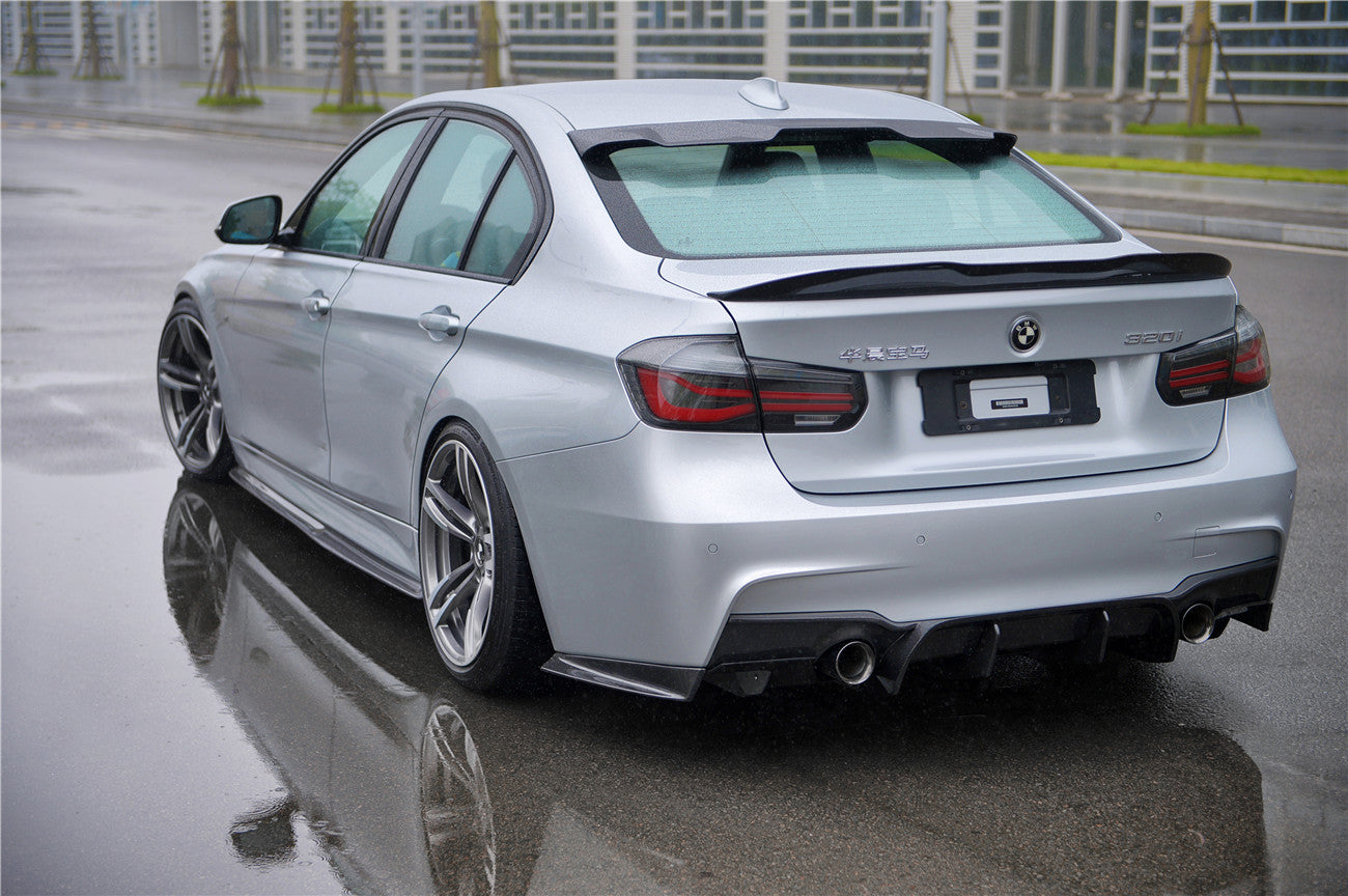 2013-2019 BMW 3 Series F30 F35 M-Tech GV Carbon Fiber Trunk Spoiler - DarwinPRO Aerodynamics