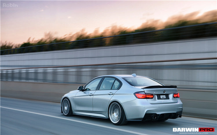 2013-2019 BMW 3 Series F35 M-Tech GV Style Carbon Fiber Side Skirts - DarwinPRO Aerodynamics
