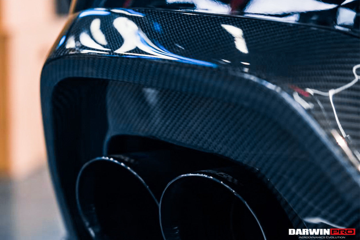 2019-2022 BMW 3 Series G20 G28 BKSS Style Carbon Fiber Rear Diffuser (For QUAD Exhaust tips)