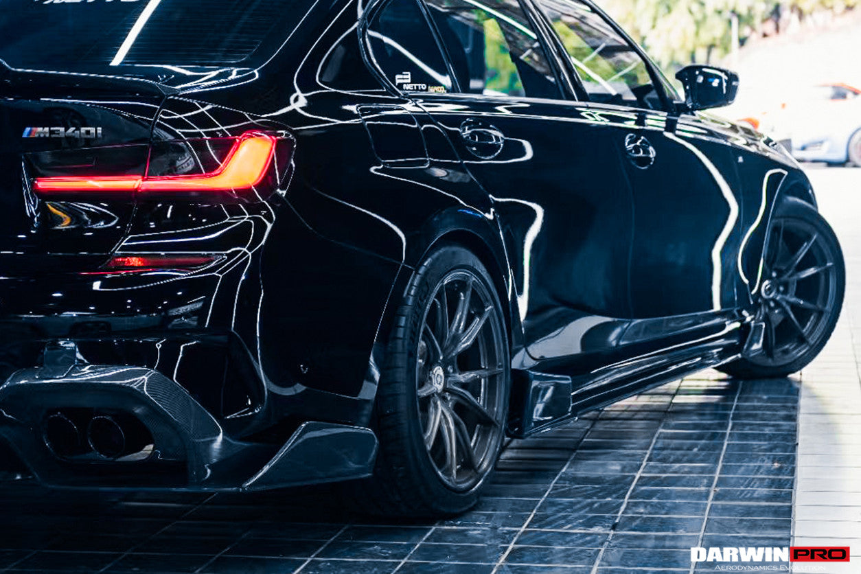 2019-2022 BMW 3 Series G20 G28 BKSS Style Carbon Fiber Rear Diffuser (For QUAD Exhaust tips)