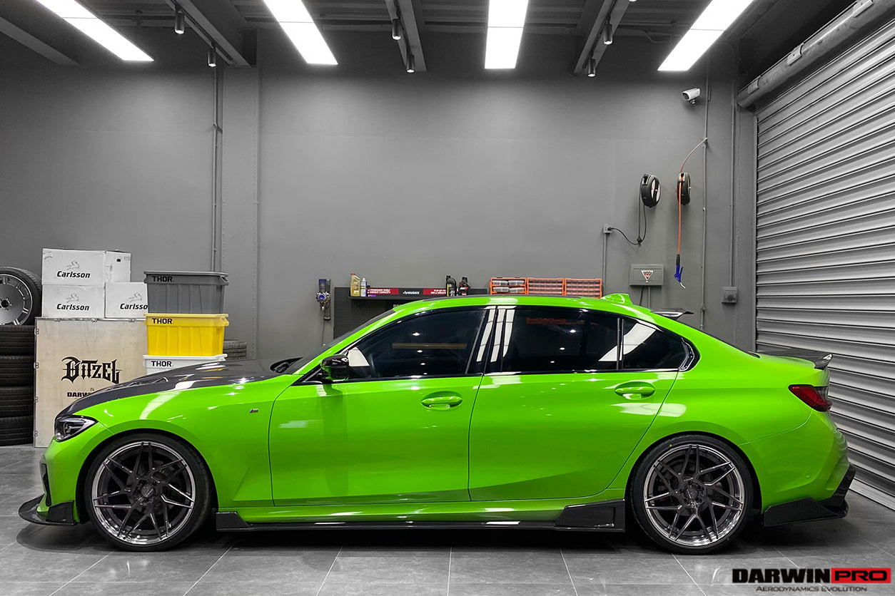 2019-2022 BMW 3 Series G20 BKSS Style Carbon Fiber Side Skirts Under Board - DarwinPRO Aerodynamics