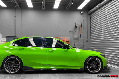 2019-2022 BMW 3 Series G20 BKSS Style Carbon Fiber Side Skirts Under Board - DarwinPRO Aerodynamics