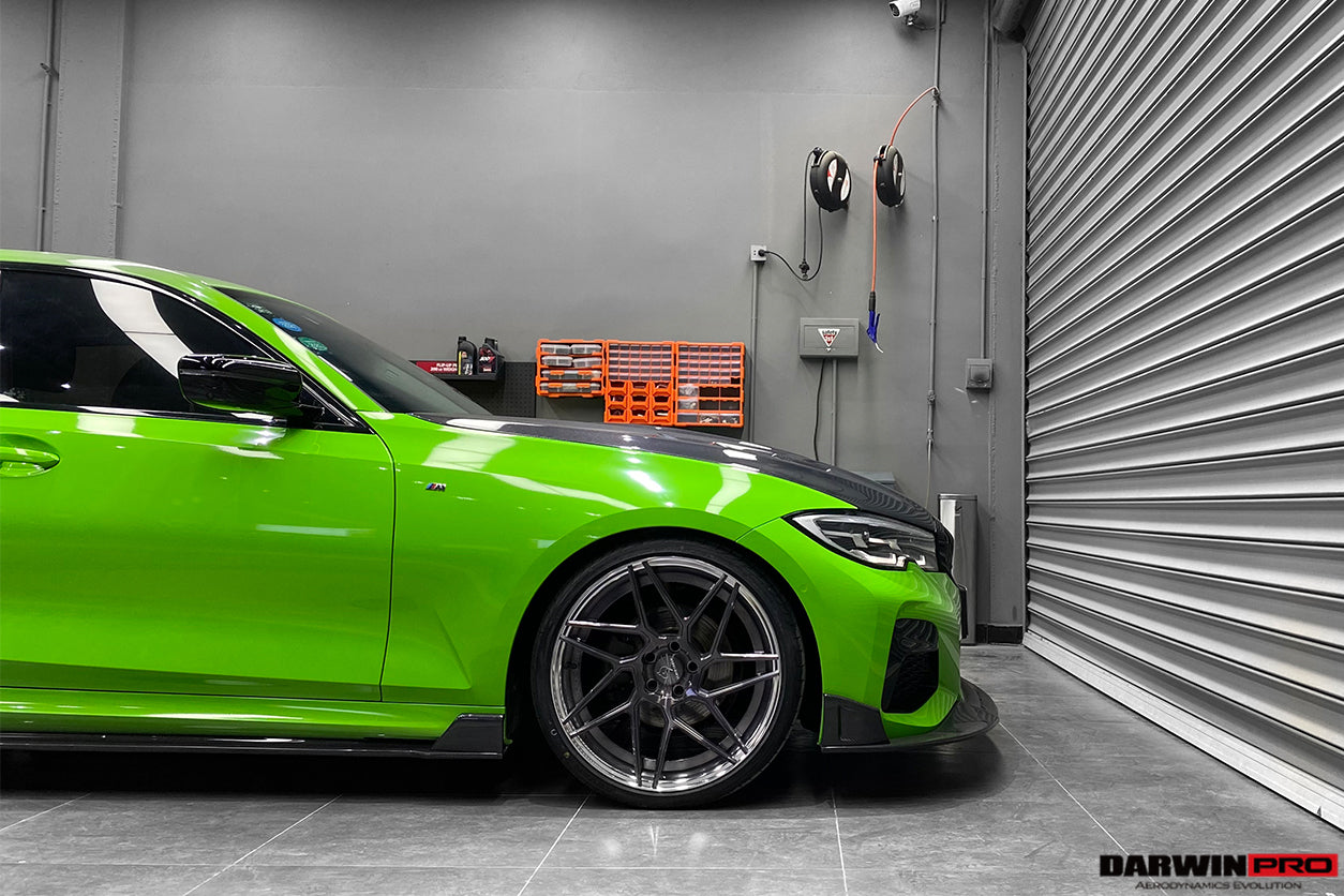 2019-2022 BMW 3 Series G20  G28 BKSS Style Carbon Fiber Front Lip - DarwinPRO Aerodynamics