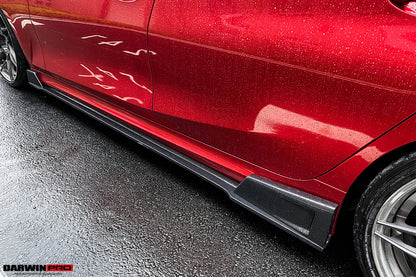 2019-2022 BMW 3 Series G20 BKSS Style Carbon Fiber Side Skirts Under Board - DarwinPRO Aerodynamics