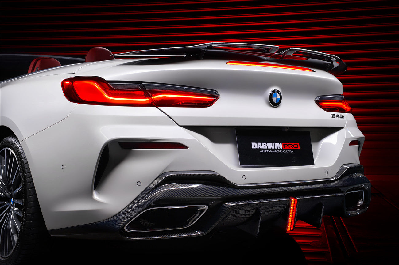 2018-2025 BMW 8 Series G14 Convertible  G15 Coupe  G16 4DR-Gran Coupe 840i  M850i IMP Performance Carbon Fiber Rear Diffuser
