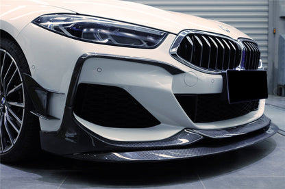2018-2025 BMW 8 Series G14 Convertible  G15 Coupe  G16 4DR-Gran Coupe 840i M850i IMP Performance Carbon Fiber Front Bumper Canards