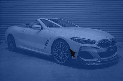 2018-2025 BMW 8 Series G14 Convertible  G15 Coupe  G16 4DR-Gran Coupe 840i M850i IMP Performance Carbon Fiber Front Bumper Canards