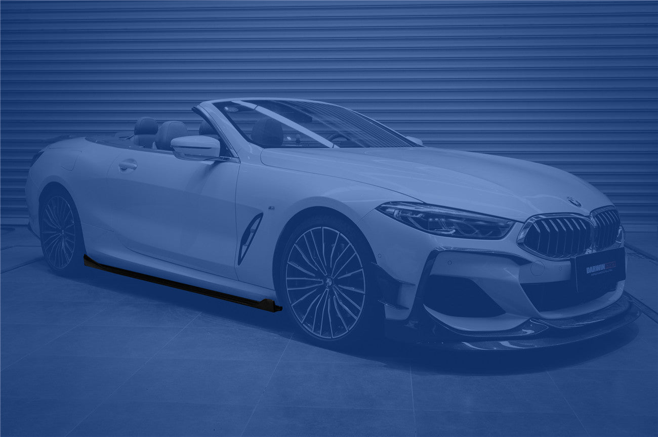2019-2025 BMW 8 Series G14 G15 M8 F91 F92 Convertible And Coupe IMP Performance Carbon Fiber Side Skirts Extensions (Add On)