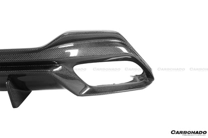 2018-2025 BMW 8 Series G14 Convertible  G15 Coupe  G16 4DR-Gran Coupe 840i  M850i IMP Performance Carbon Fiber Rear Diffuser