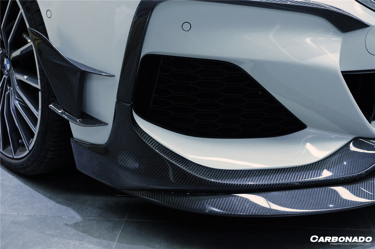 2018-2025 BMW 8 Series G14 Convertible  G15 Coupe  G16 4DR-Gran Coupe 840i M850i IMP Performance Carbon Fiber Front Bumper Canards