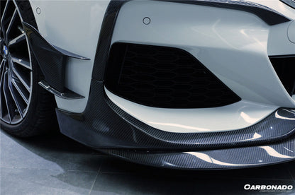 2018-2025 BMW 8 Series G14 Convertible  G15 Coupe  G16 4DR-Gran Coupe 840i M850i IMP Performance Carbon Fiber Front Bumper Canards