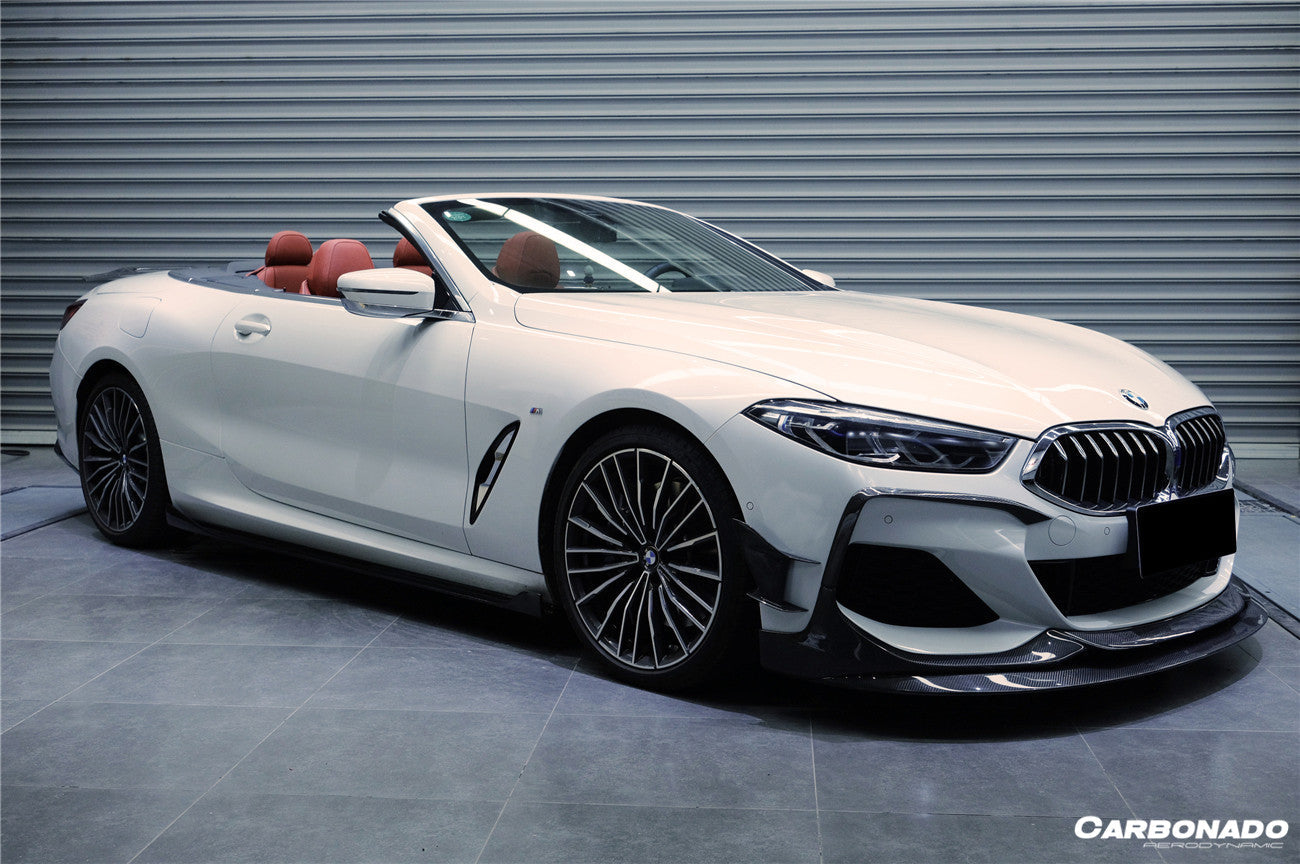 2019-2025 BMW 8 Series G14 G15 M8 F91 F92 Convertible And Coupe IMP Performance Carbon Fiber Side Skirts Extensions (Add On)