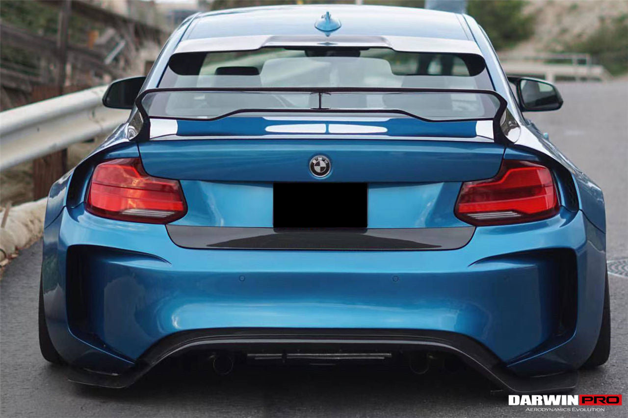 2014-2021 BMW 2 Series    M2 F22 F87 VR Style Trunk Spoiler - DarwinPRO Aerodynamics