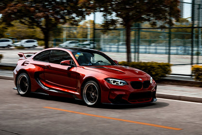 2014-2019 BMW 2 Series F22 VR Style Partial Carbon Fiber Wide Body Full Body Kit - DarwinPRO Aerodynamics