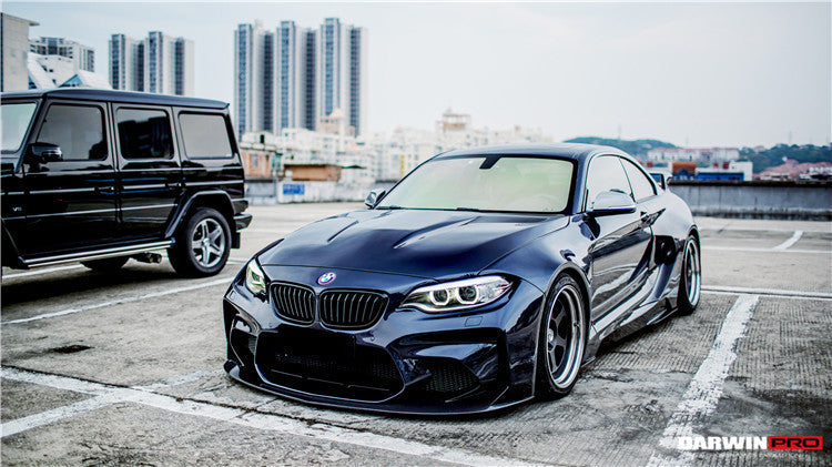 2016-2020 BMW M2 F87 VR Style Partial Carbon Fiber Wide Full Body kit - DarwinPRO Aerodynamics