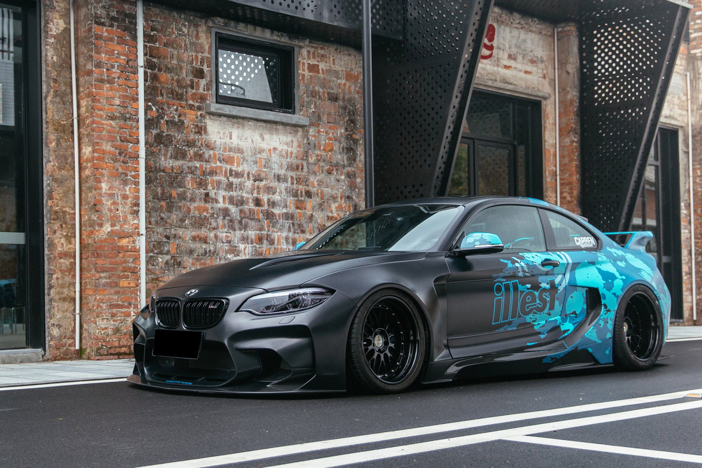 2016-2020 BMW M2 F87 VR Style Partial Carbon Fiber Wide Full Body kit - DarwinPRO Aerodynamics